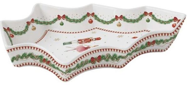 FEDORA Home Vianočný servírovací podnos v tvare stromčeka Magie de Noel