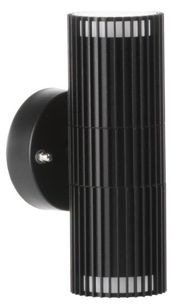 Kanlux 46201 - Vonkajšie nástenné bodové svietidlo RADILO 2xGU10/11W/230V IP44 čierna