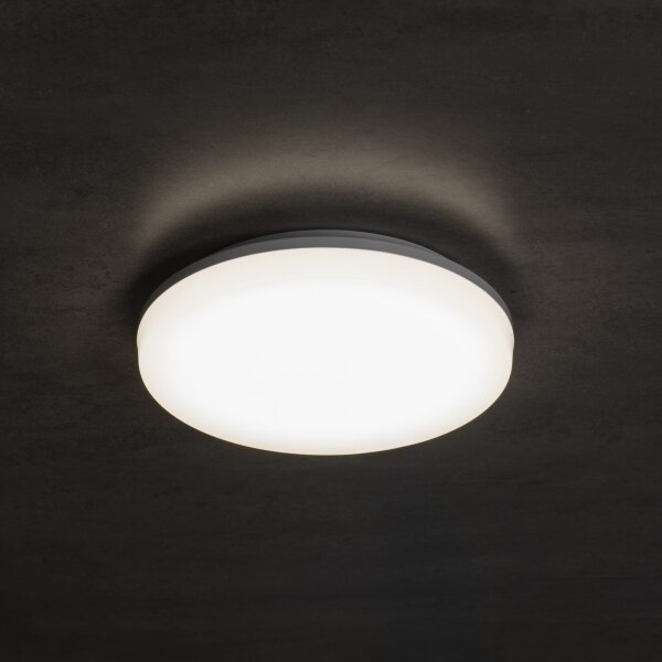 Kanlux 26988 - LED stropné svietidlo s pohybovým senzorom VARSO 22/30W/230V 3000/4000/6500K pr.33 cm IP54