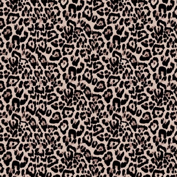 Metráž Tričkovina digital - Leopard na béžovom