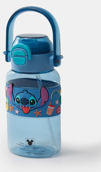 Sinsay - Fľaša na vodu s rúčkou a slamkou Stitch - viacfarebná