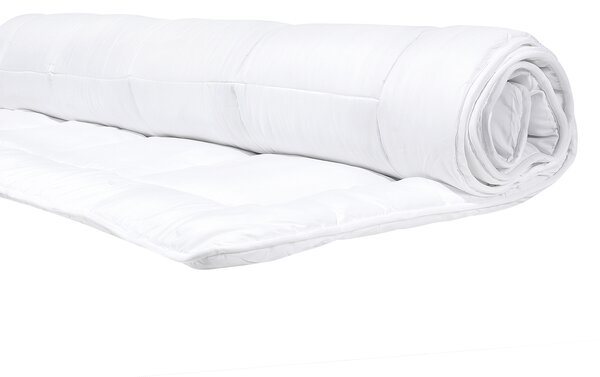 Prikrývka biela extra teplá celoročná mikrovlákno 135 x 200 cm antialergická univerzálna