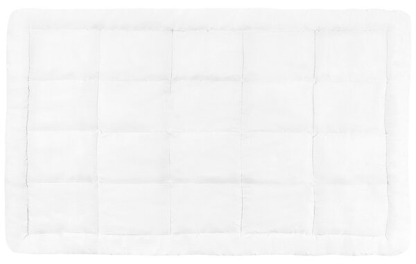 Prikrývka biela extra teplá celoročná mikrovlákno 135 x 200 cm antialergická univerzálna