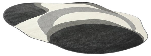 TKANÝ KOBEREC, 160/230 cm krémová, sivá, svetlosivá Novel - Koberce