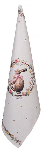 Utierka zajac s kvetmi Easter Whispers Collection - 50*70 cm - Clayre & Eef