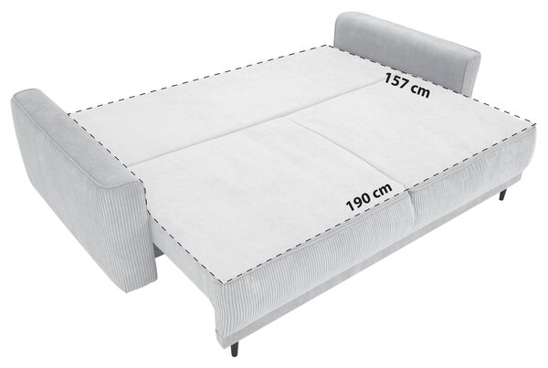 ROZKLADACIA POHOVKA, textil, béžová MID.YOU - Sedačky, Online Only