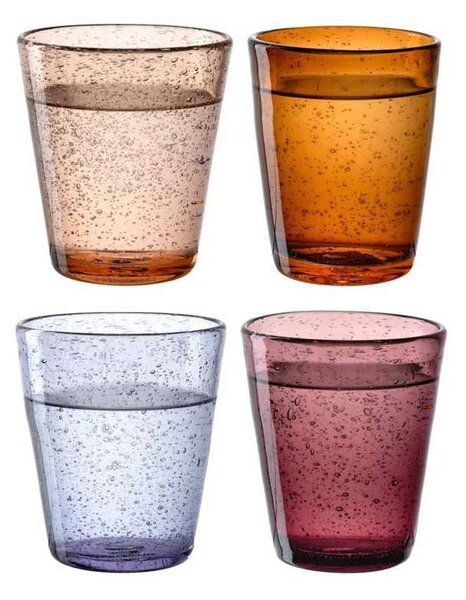 Leonardo poháre Burano teplej farby 330 ml 4 ks