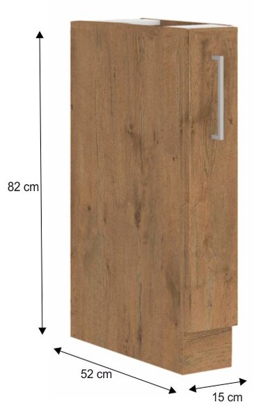 Dolná kuchynská skrinka Vega D15 Cargo BB - dub lancelot