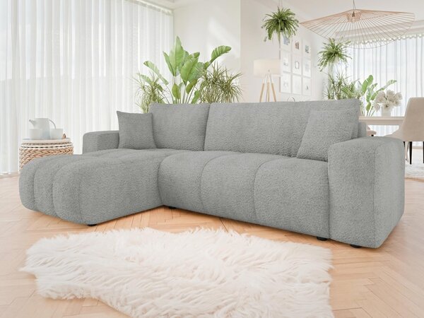 Mirjan24 Rohová rozkladacia sedačka Larow Boucle, Dostupné poťahy: Coral 55 5903211452055