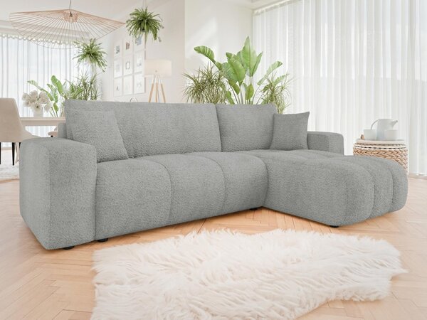 Mirjan24 Rohová rozkladacia sedačka Larow Boucle, Dostupné poťahy: Coral 55 5903211452055
