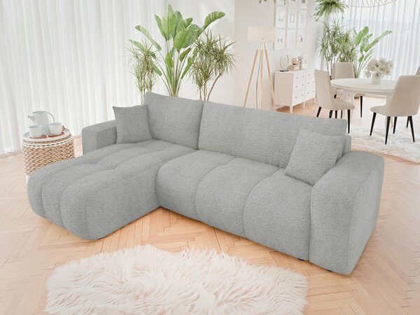 Mirjan24 Rohová rozkladacia sedačka Larow Boucle, Dostupné poťahy: Coral 55 5903211452055