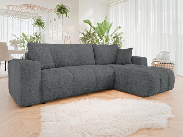 Mirjan24 Rohová rozkladacia sedačka Larow Boucle, Dostupné poťahy: Coral 80 5903211452086
