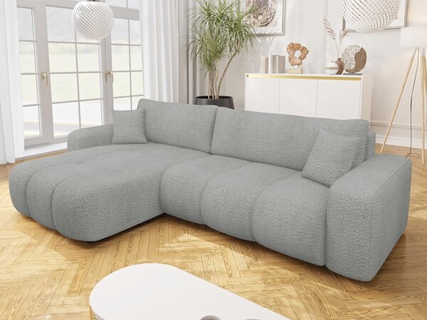 Mirjan24 Rohová rozkladacia sedačka Larow Maxi Boucle, Dostupné poťahy: Coral 65 5903211452130