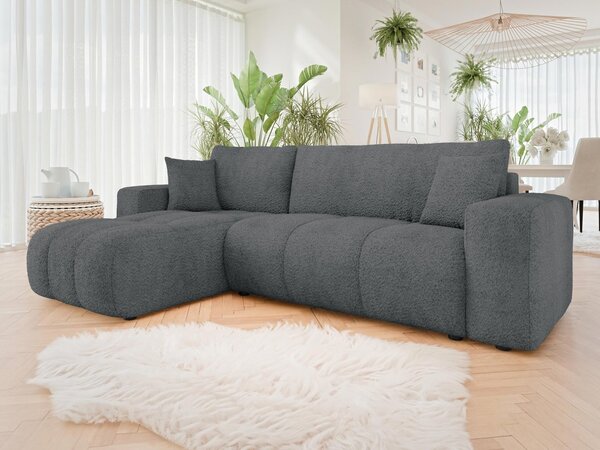 Mirjan24 Rohová rozkladacia sedačka Larow Boucle, Dostupné poťahy: Coral 55 5903211452055