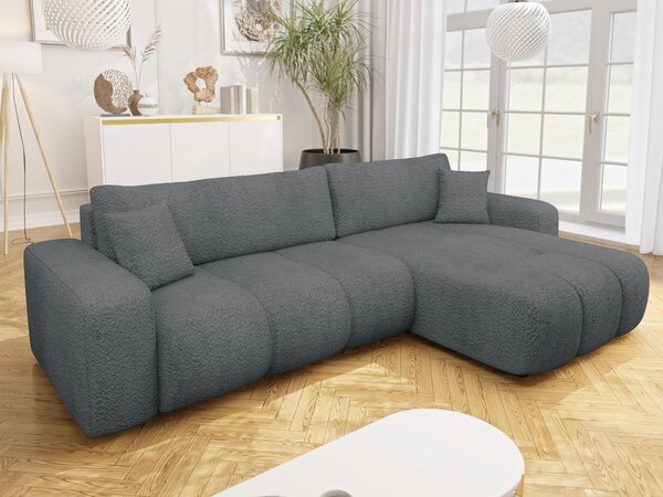 Mirjan24 Rohová rozkladacia sedačka Larow Maxi Boucle, Dostupné poťahy: Coral 80 5903211452154
