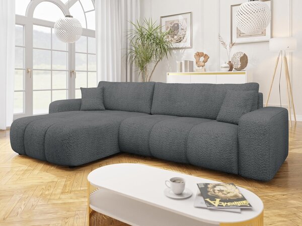Mirjan24 Rohová rozkladacia sedačka Larow Maxi Boucle, Dostupné poťahy: Coral 80 5903211452154