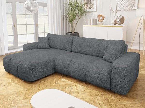 Mirjan24 Rohová rozkladacia sedačka Larow Maxi Boucle, Dostupné poťahy: Coral 80 5903211452154