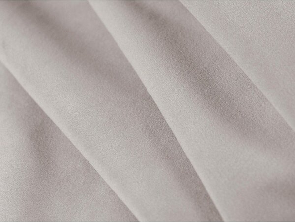 Svetlosivá zamatová rozkladacia pohovka 209 cm Shannon – Cosmopolitan Design