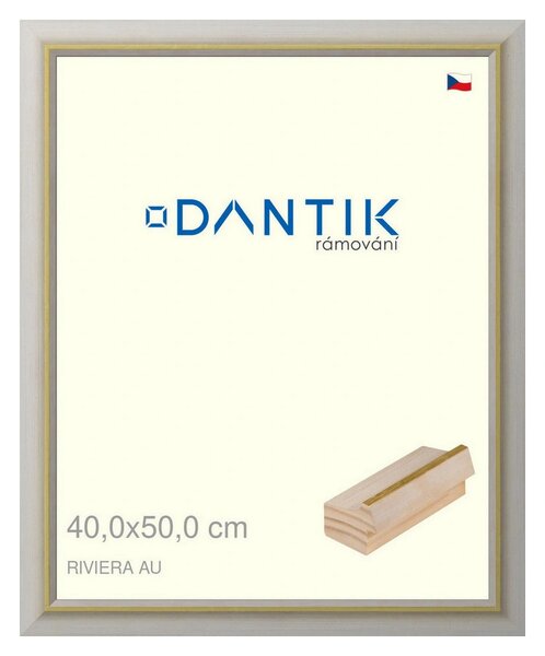 DANTIK rám na obraz 40x50 | RIVIERA AU (Sklo Čiré)