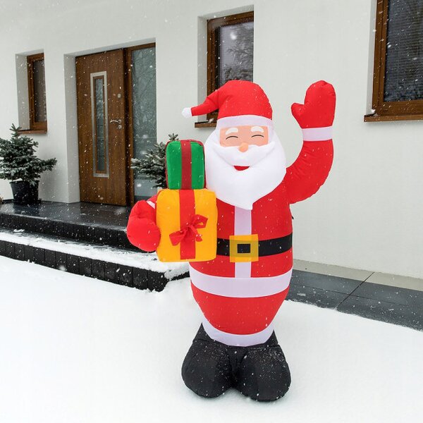 Nafukovací Santa Claus s LED osvetlením 150 cm