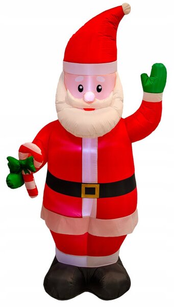 Nafukovací Santa Claus s LED osvetlením 210 cm