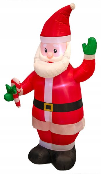 Nafukovací Santa Claus s LED osvetlením 210 cm