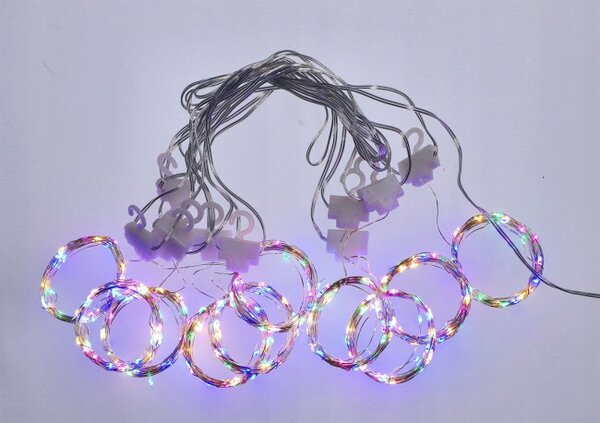 Svetelný záves 300 micro LED s diaľkovým ovládaním 300×300 cm
