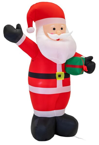 Nafukovací Santa Claus s LED osvetlením 250 cm