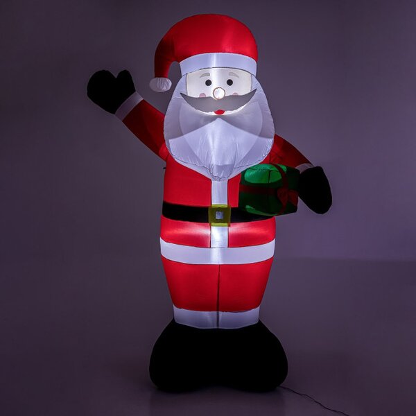 Nafukovací Santa Claus s LED osvetlením 250 cm