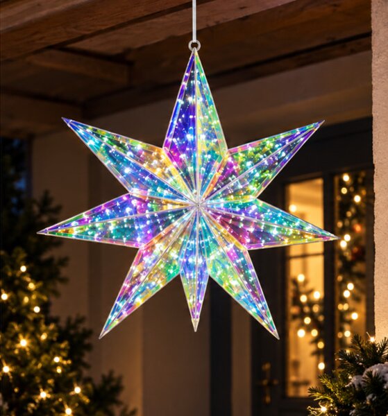 LED vianočná hviezda 36×36 cm