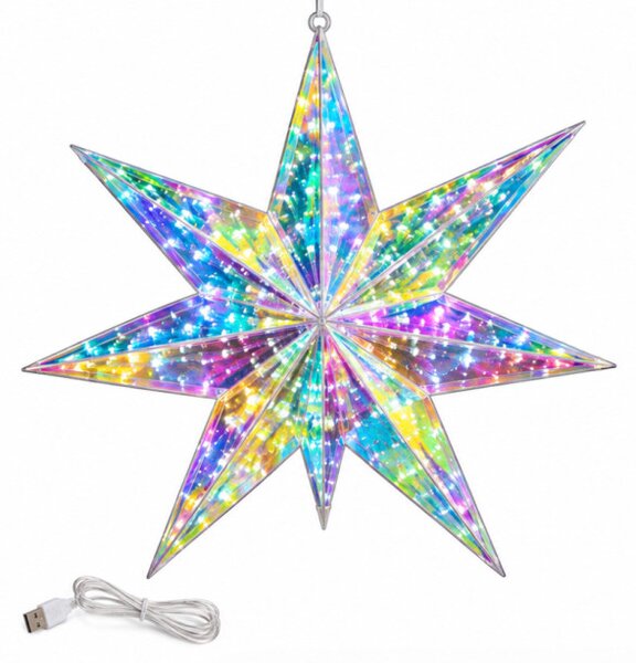 LED vianočná hviezda 36×36 cm