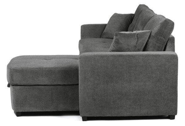 Rohová rozkladacia sedačka sivá ASB-C3990 GREY2