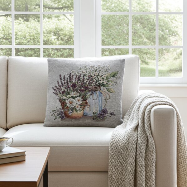 Gobelínová obliečka na vankúš 42x42 cm Eden 1363 V3 Farba Viacfarebná Rozmery 42x42 cm