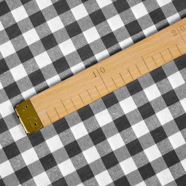 Biante Dekoračný behúň na stôl Rebeka RE-011 Sivo-biela kocka stredná 20x120 cm