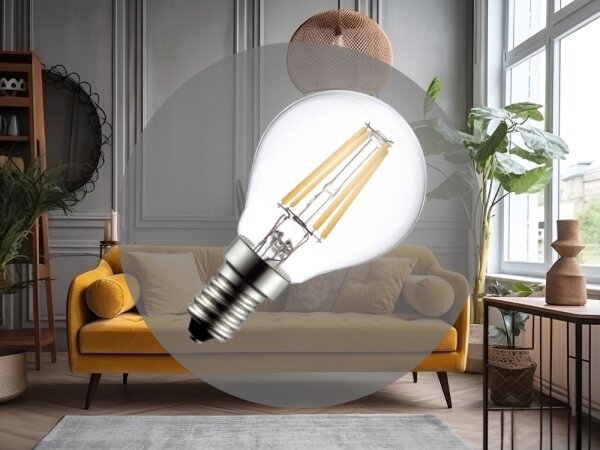 LED Žiarovka FILAMENT G45 E14/6W/230V 4000K