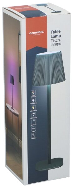 Grundig - LED RGB Stmievateľná dotyková stolná lampa LED/5V 1200 mAh