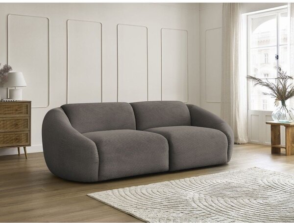 Taupe menčestrová pohovka 250 cm Tina – Bobochic Paris