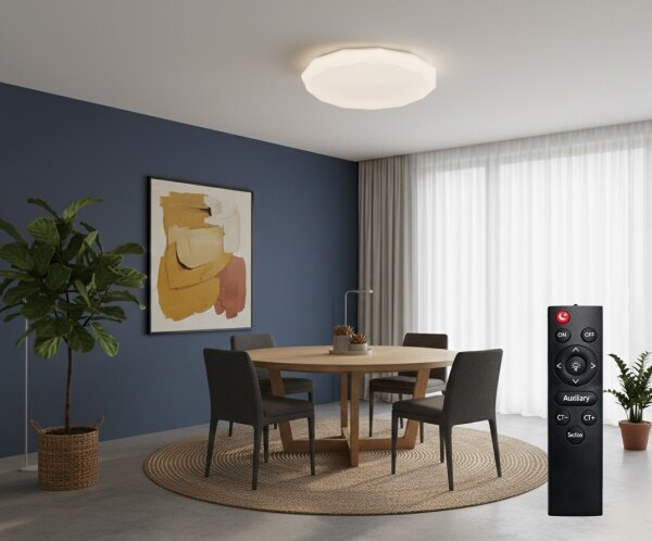 Top Light - LED stmievateľné kúpeľňové stropné svietidlo SPARKLE LED/60W/230V 3000-6500K IP44 + diaľkové ovládanie