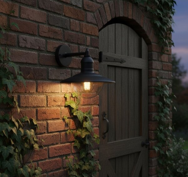 Top Light - Vonkajšie nástenné svietidlo VERONA 1xE27/12W/230V IP44 čierna