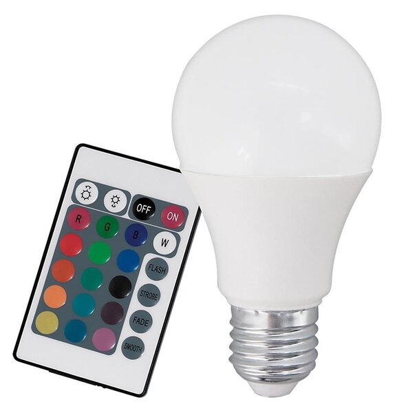 Stmievateľná RGB LED žiarovka A60 E27/6W/230V 3000K - Eglo 10899