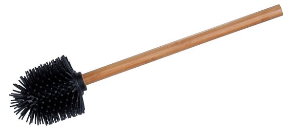 Čierna silikónová toaletná kefa Wenko