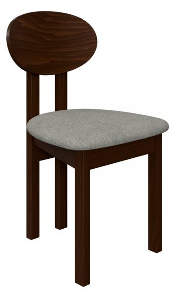 Mirjan24 Jedálenská stolička Kizeko III, Morenie: orech, Poťahové látky: Hygge D91 5903211491320
