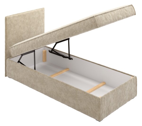 Mirjan24 Jednolôžková kontinentálna posteľ Figred Sztruks, Rozmer postele: 90x200 cm, Farba tkaniny: Poso 22 5903211508868