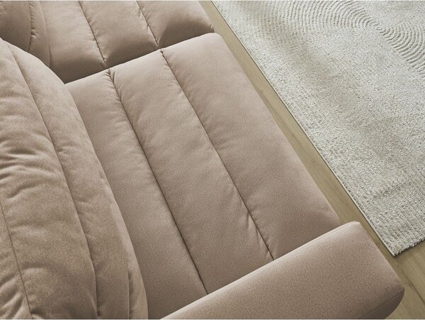 Taupe zamatová pohovka 276 cm Sierra – Bobochic Paris