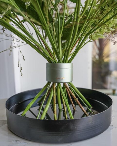 Nástroj na aranžovanie kytíc Hanataba Matcha Green – set 2 ks