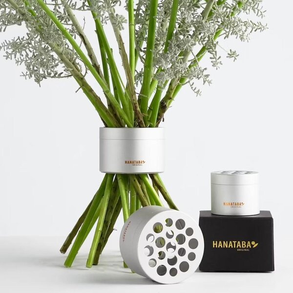 Nástroj na aranžovanie kytíc Hanataba Pearly Silver – set 2 ks