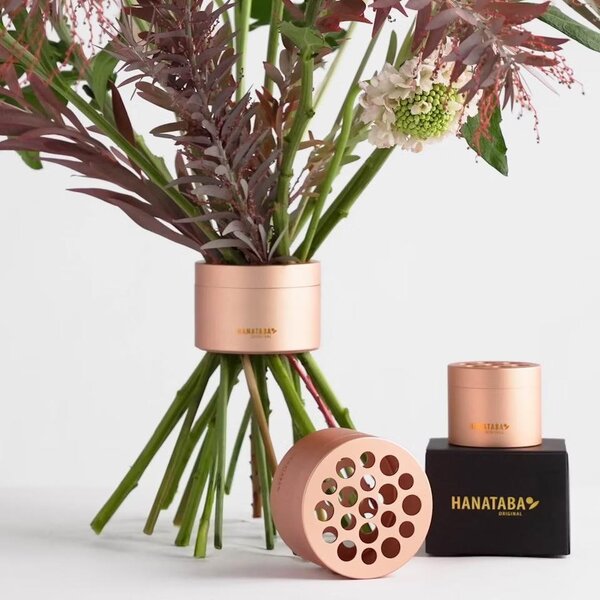 Nástroj na aranžovanie kytíc Hanataba Pink Champagne – set 2 ks