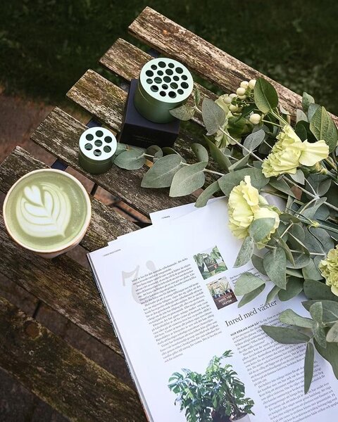 Nástroj na aranžovanie kytíc Hanataba Matcha Green – set 2 ks