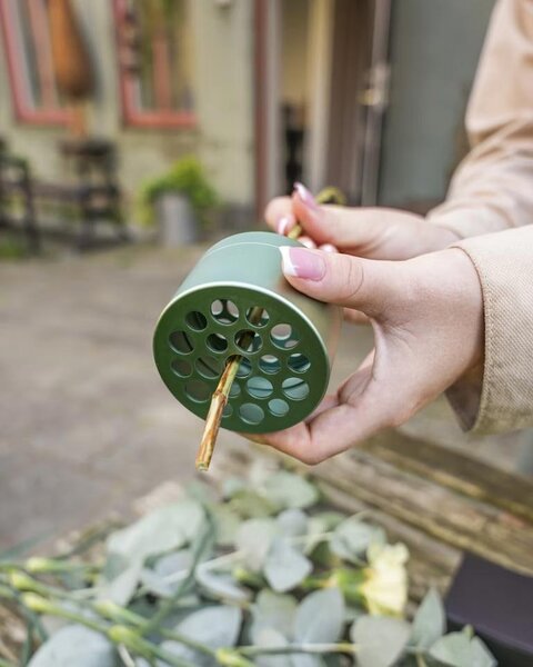 Nástroj na aranžovanie kytíc Hanataba Ivy Green – set 2 ks