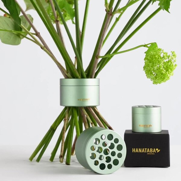 Nástroj na aranžovanie kytíc Hanataba Matcha Green – set 2 ks